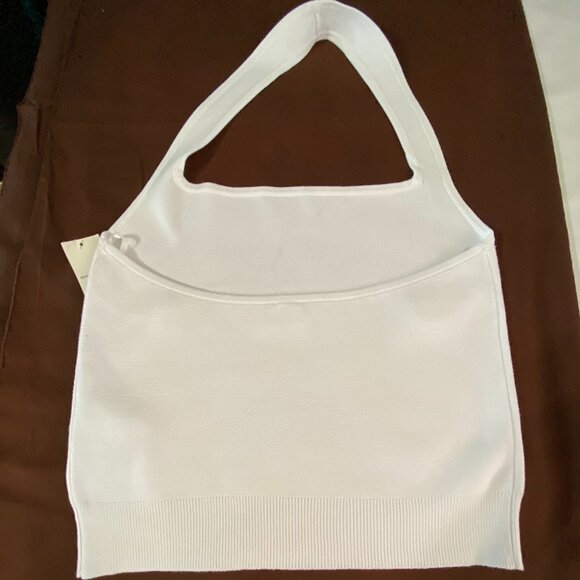 Abercrombie & Fitch White Crop Top - Picture 7 of 8